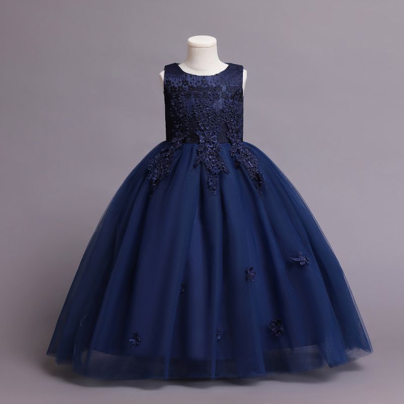 新品未使用 ロングドレス 子供ドレス 発表会ドレス ワンピース ドレス パーティー 誕生日 子ども 結婚式  発表会 ドレス キッズ 女の子 お姫様 ジュニアドレス ピアノ 入学式 kkk