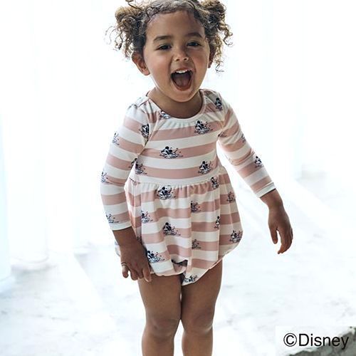 MARLMARL マールマール swimwear Disney スイムウェア ミニー ミッキー ディズニー 2色 80～120|3サイズ 対象外