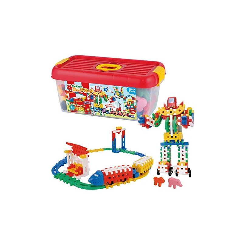 学研_Gakkenニューブロック たっぷりバラエティBOX 対象年齢 2歳以上 83190 0