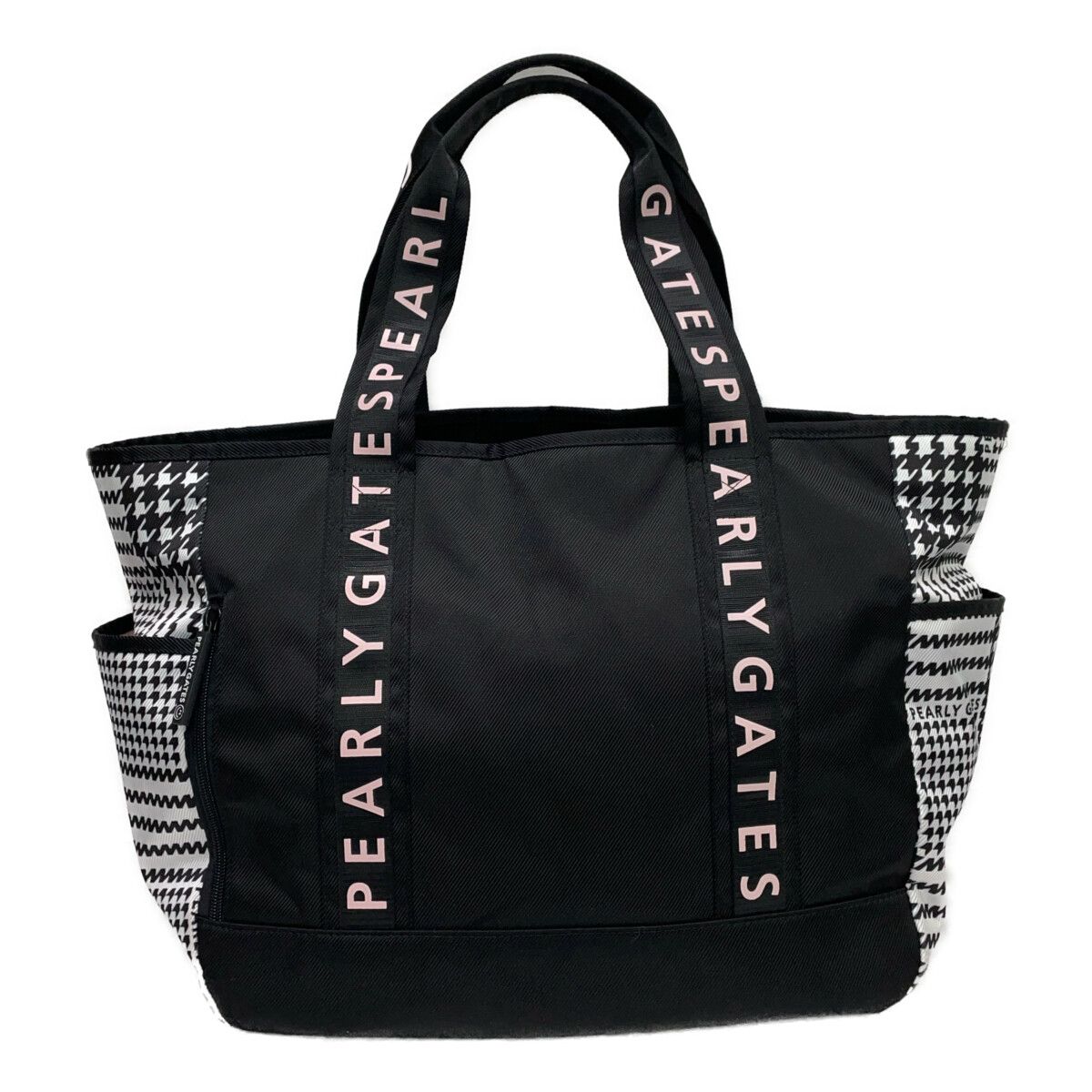 PEARLY GATES エンボロゴ配色ボストンバッグ PEARLY GATES エンボロゴ