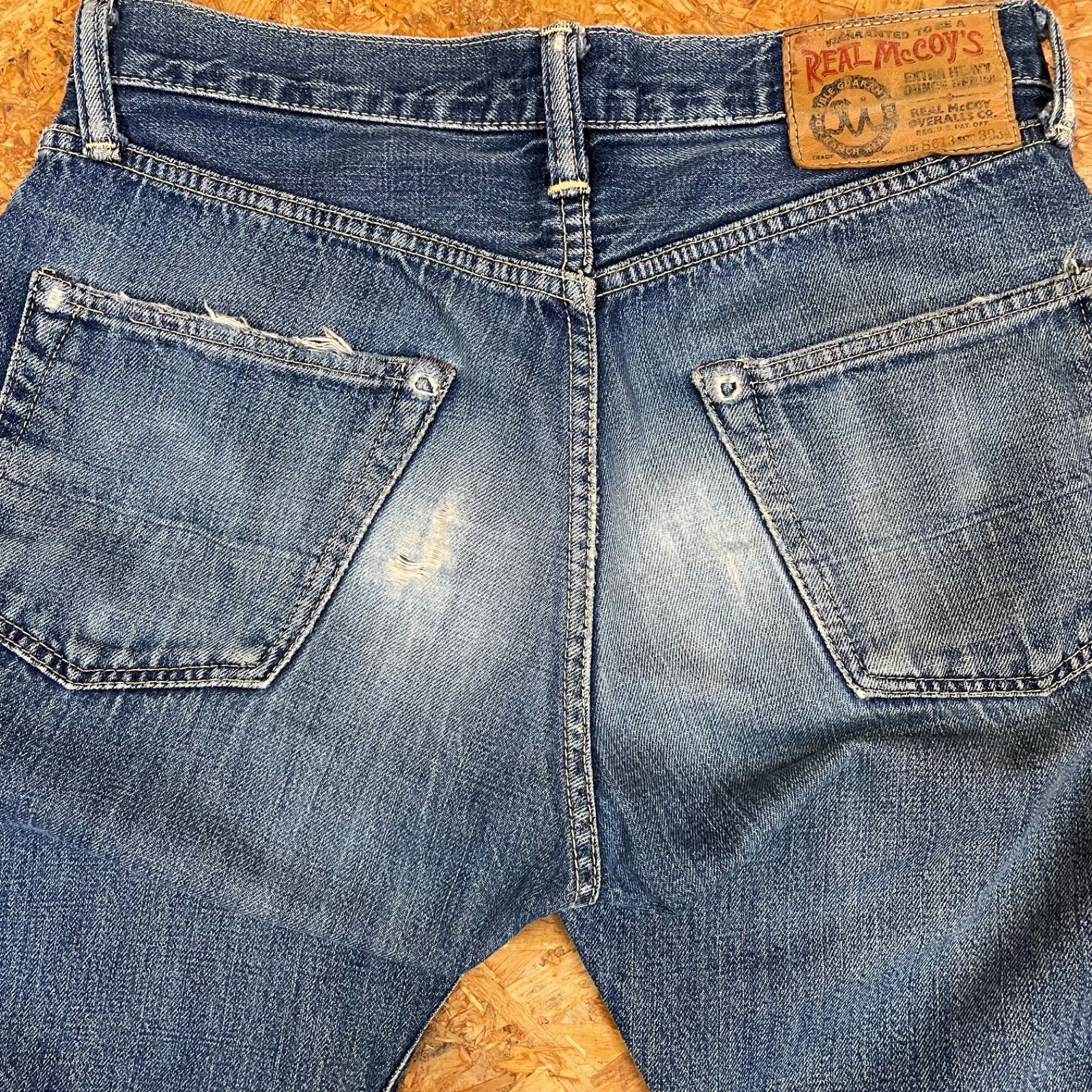 THE REAL McCOY'S S613 ジーンズ 7210757 リアルマッコイズ 赤 THE REAL McCOY'S S613 ジーンズ 7210757 リアルマッコイズ 赤