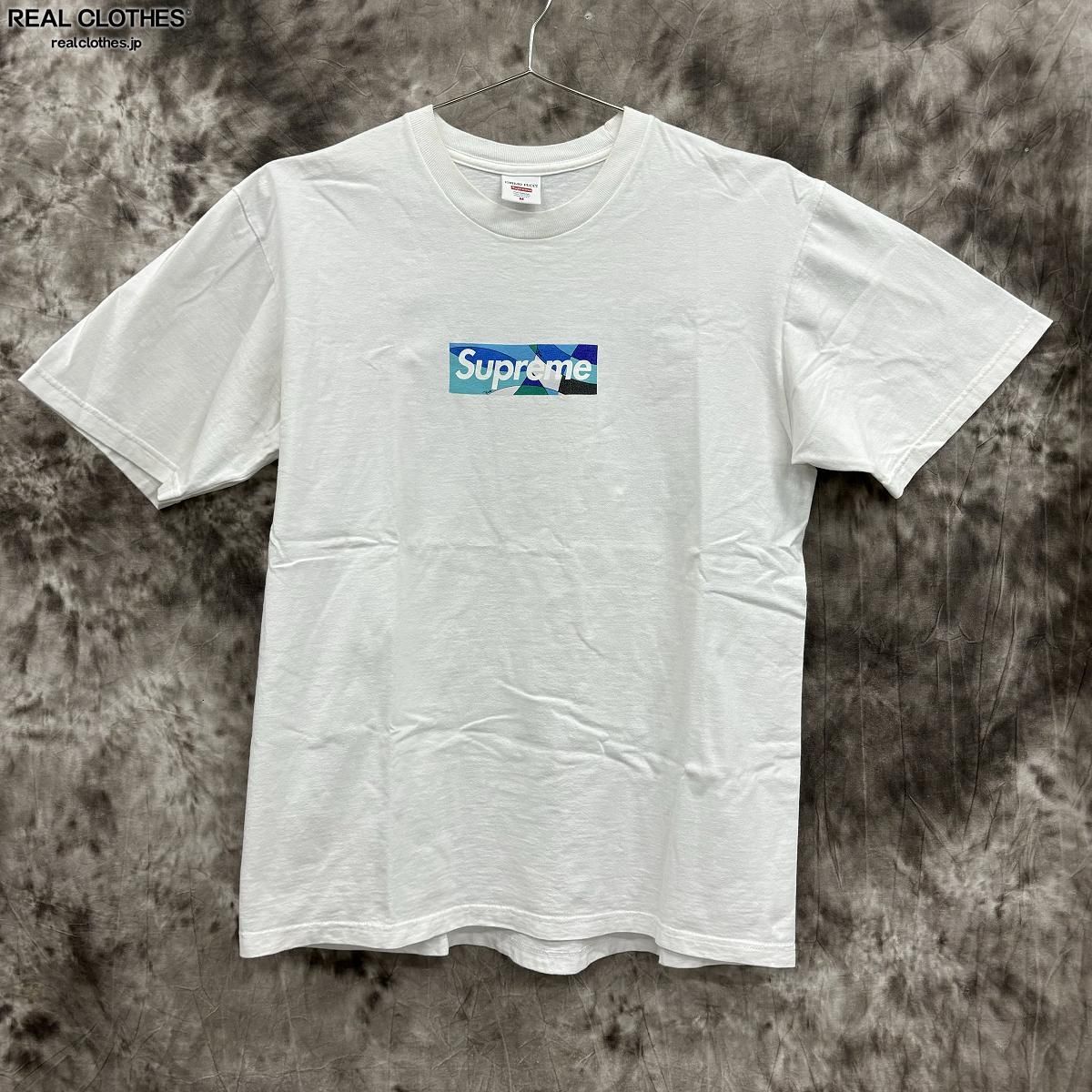 Supreme×EMILIO PUCCI/シュプリーム×エミリオプッチ【21SS】Box Logo Tee/ボックスロゴ Tシャツ/ホワイト/M -  メルカリ