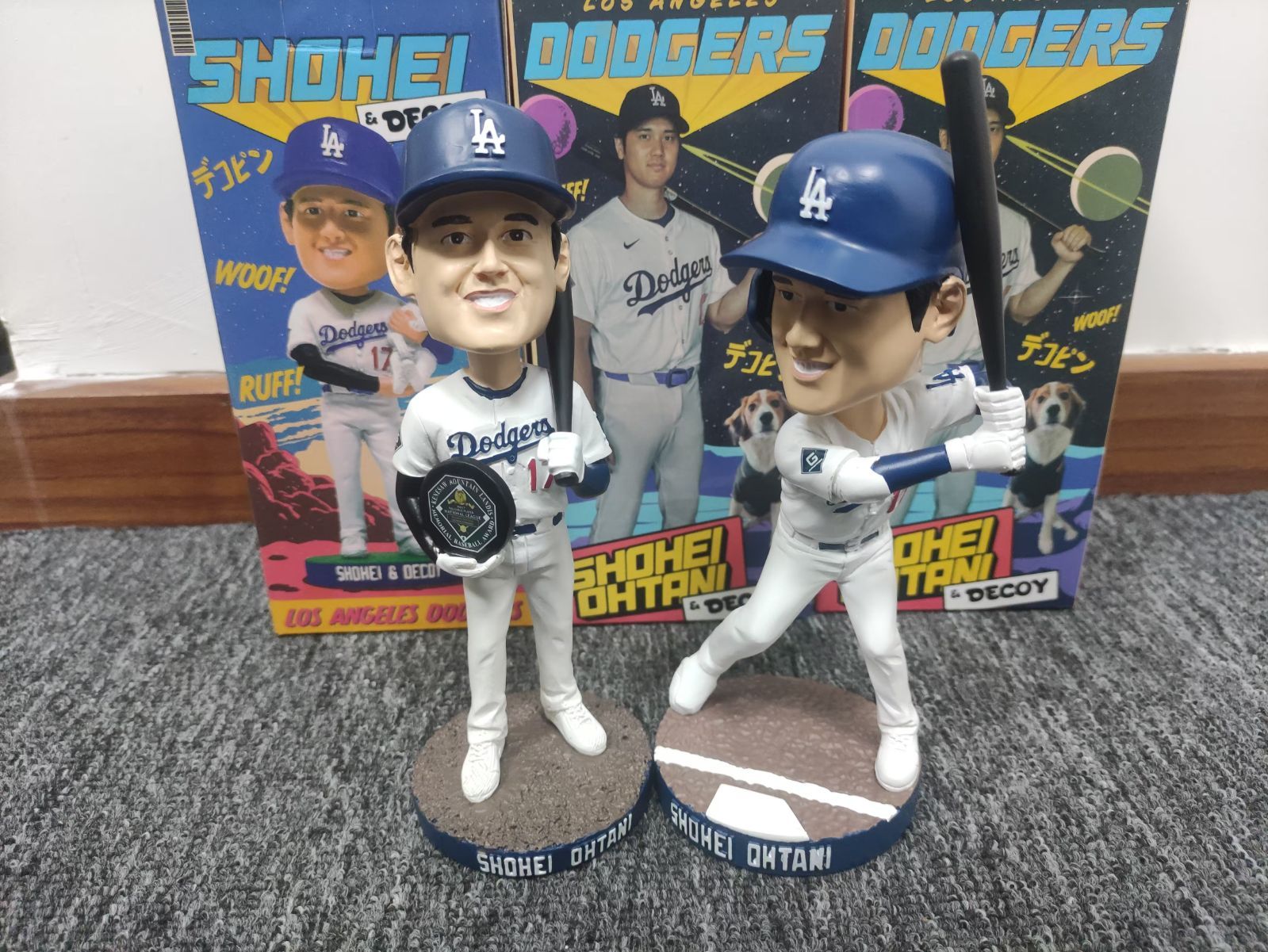 激レア‼️】大谷翔平 MVP ボブルヘッド シルバーとノーマルの