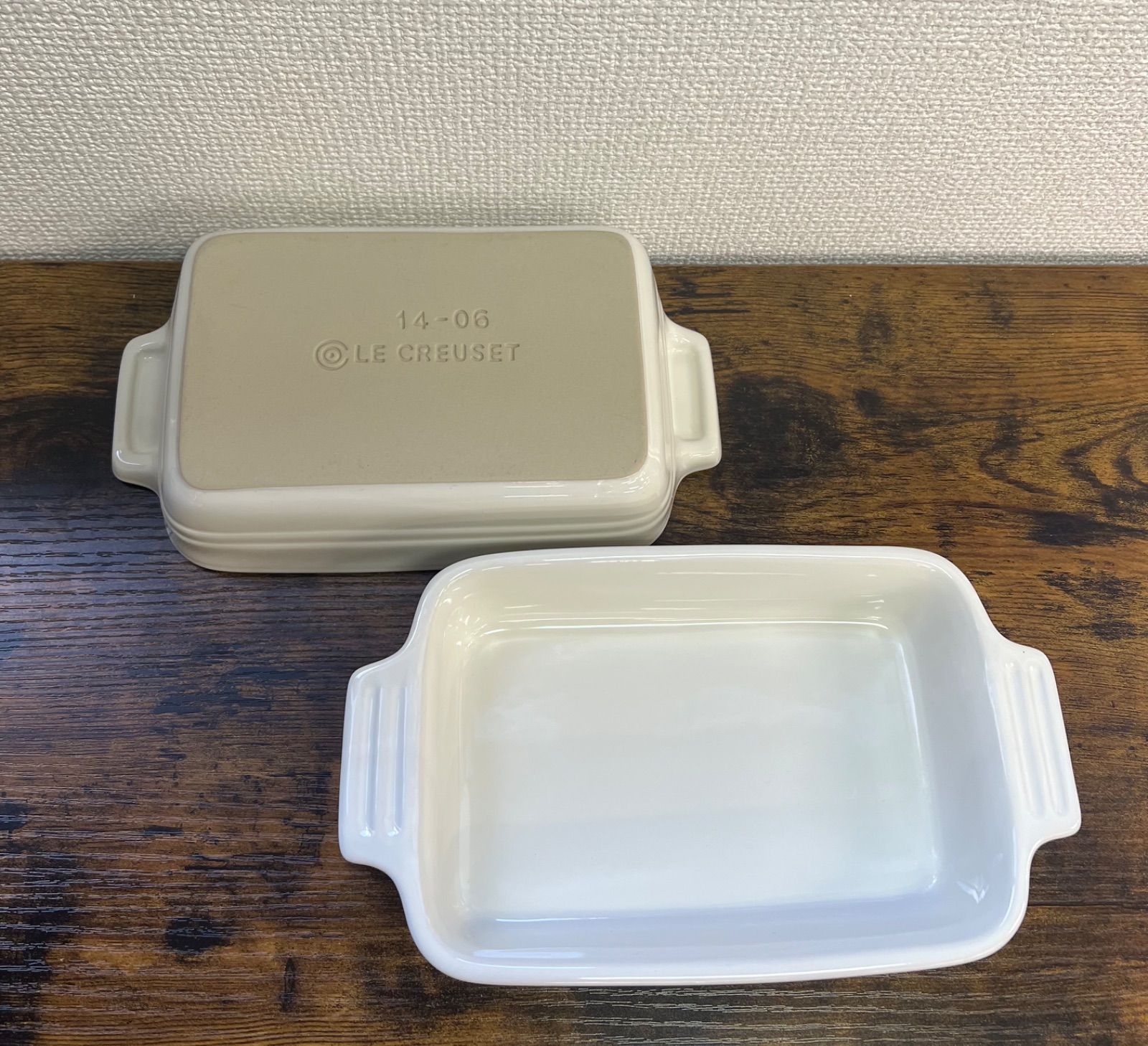 ル・クルーゼ レクタンギュラーディッシュ グラタン皿 耐熱 食器 レア