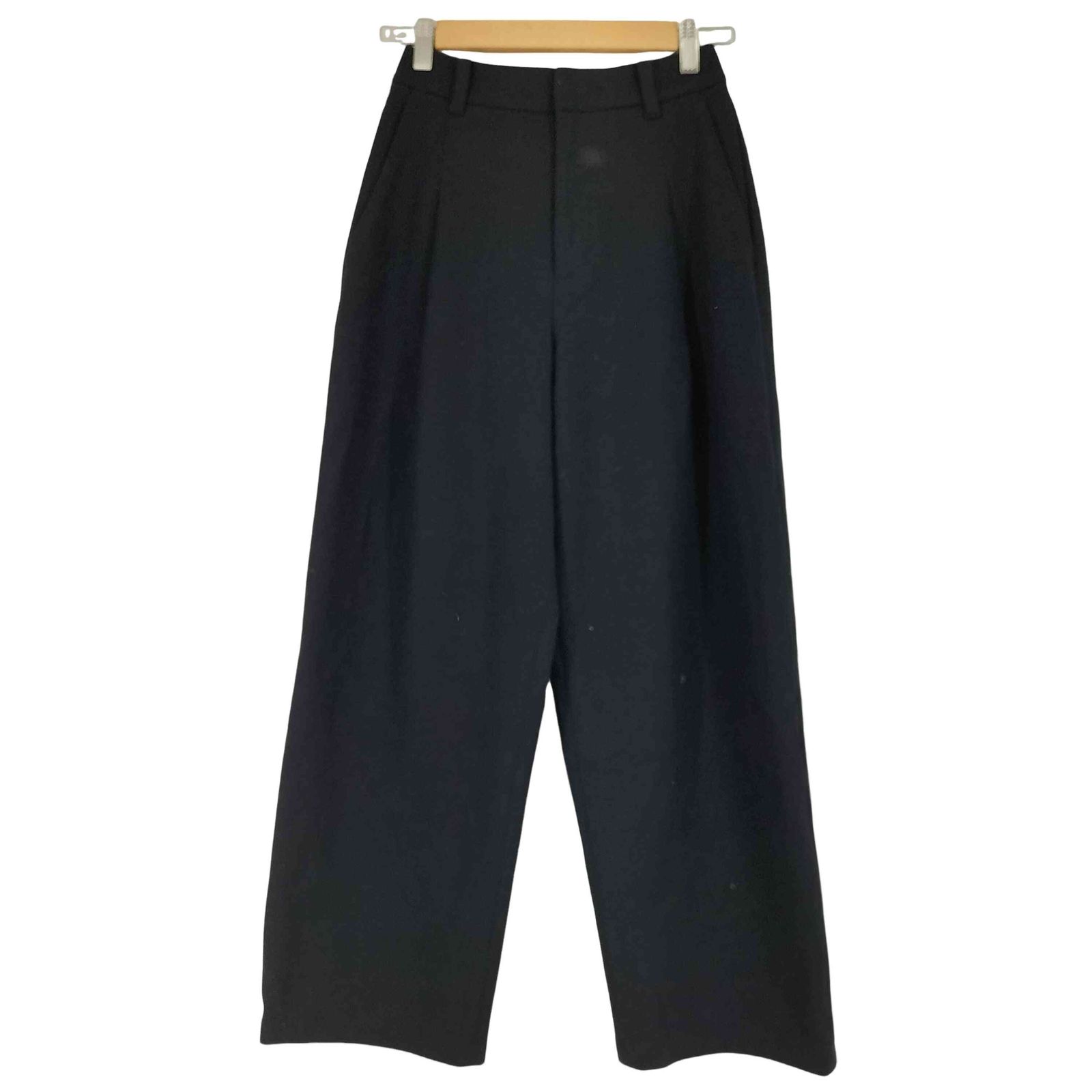 コトニエ　パンツ　34 XS ブラッシュドジャージータックワイドパンツ（丈標準70～72cm
