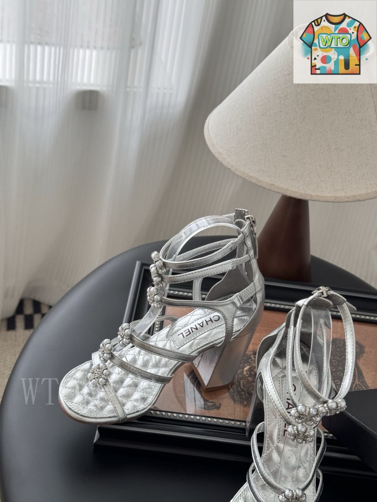 【25P/入手困難☆】CHANEL サンダル ライトイエロー リボン 25P/入手困難☆】CHANEL サンダル ライトイエロー リボン