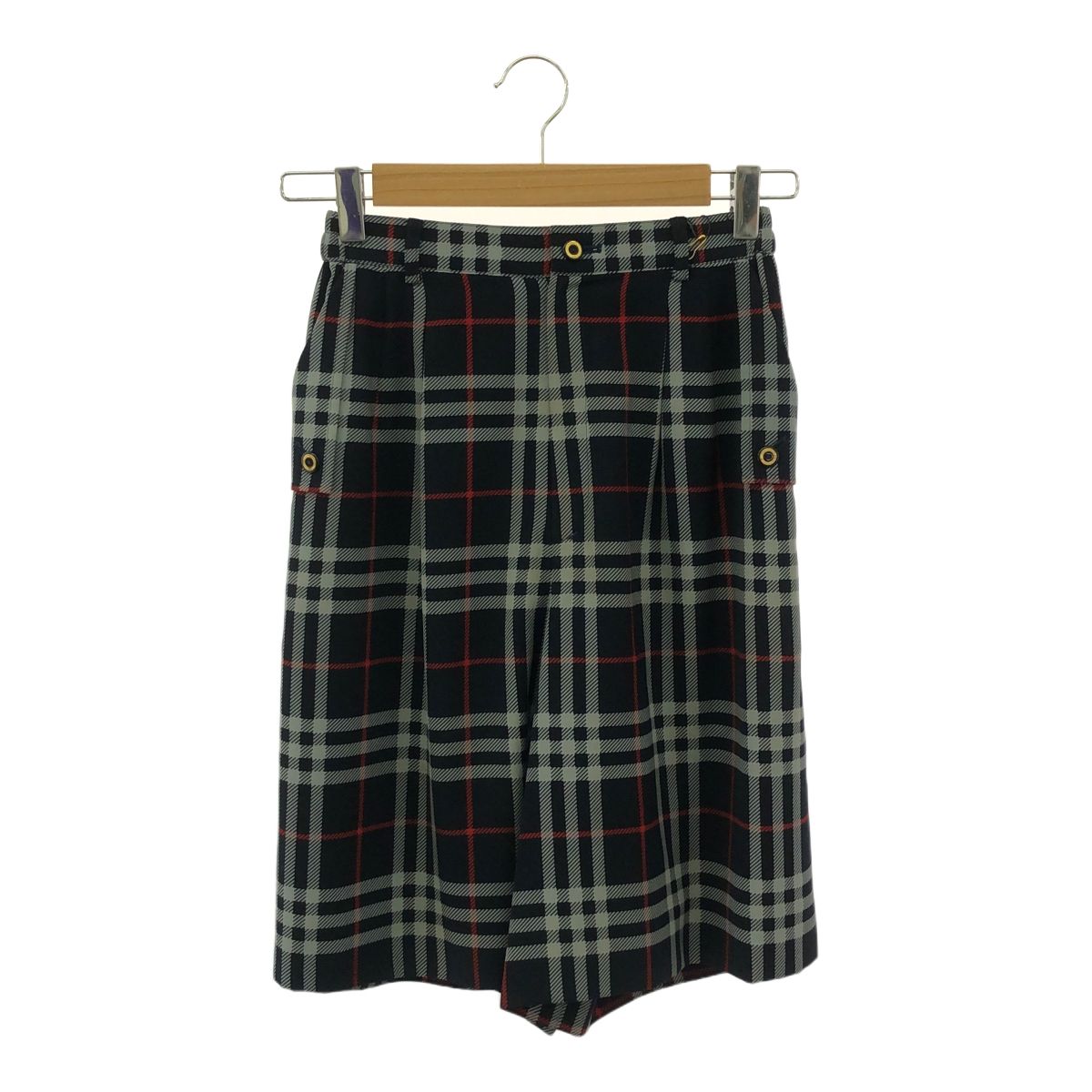 BURBERRYS ノバチェックッショートパンツ ズボン ハーフパンツ 総柄 ネイビー ポリエステル レディース 女性