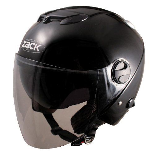 TNK工業 スピードピット ZJ-3 ZACKジェットヘルメット ブラック (58-60未満) 50968 バイク用品 （1点）