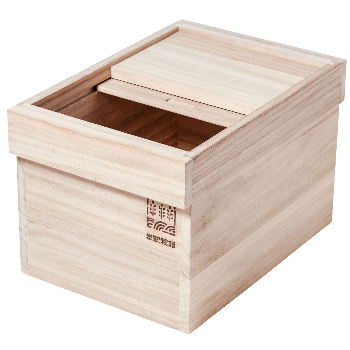 米びつ 桐 5 kg用 米櫃 こめびつ ライスボックス 米ストッカー 桐製米びつ 米 お米 保管 保存 収納 収納ケース kg 調湿 防虫 密閉 スライド蓋 5キロ 米収納 乾物収納 収納ボックス お米収納 お米保存 桐箱
