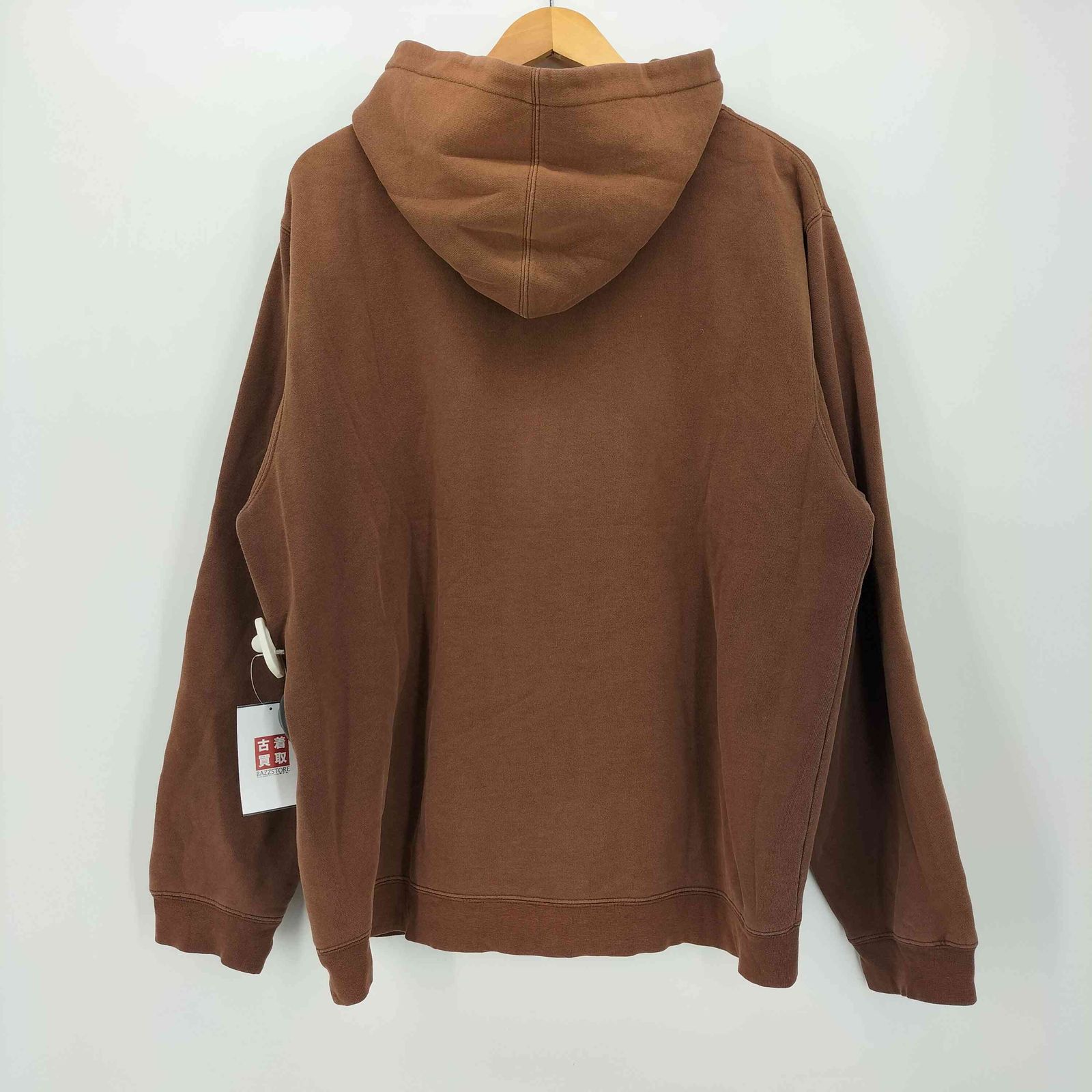 ステューシー Stussy 00S 紺タグ STUCCIプリント 裏起毛 プルオーバー 