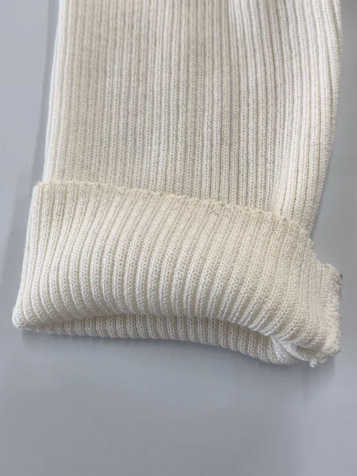 エムズグレイシー　スパンコール　花　ニット　ホワイト　グレー　40 お花刺繍入りクチュールニット | msgracy