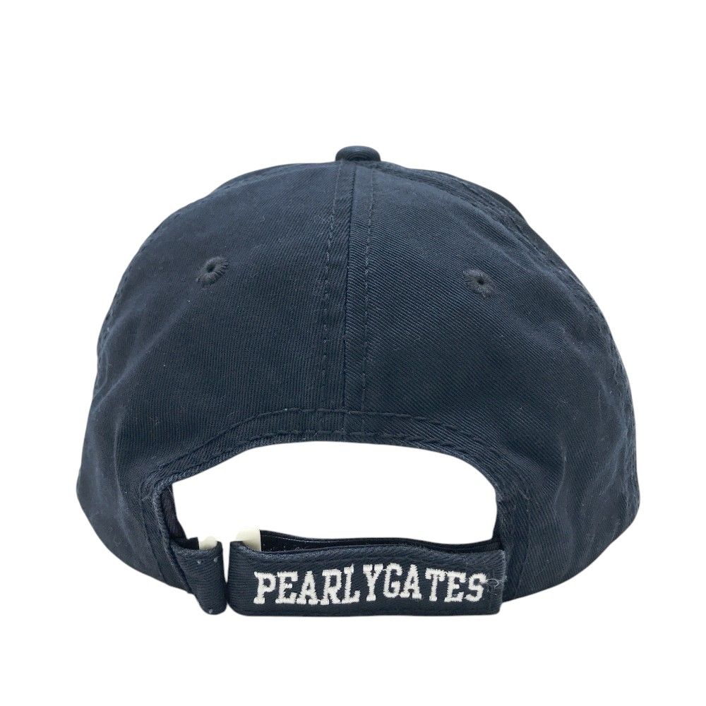 【PEARLY GATES】パーリーゲイツ ゴルフ キャップ【Ｍ】紺色️ 美品 パーリーゲイツ キャップ ゴルフ キャップ Mサイズ ネイビー
