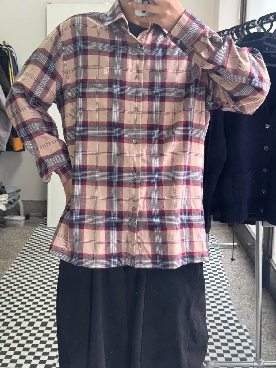 【雷市場（ポンジャン）商品韓国直送】 DAKS(ダックス) シャツ チェック柄