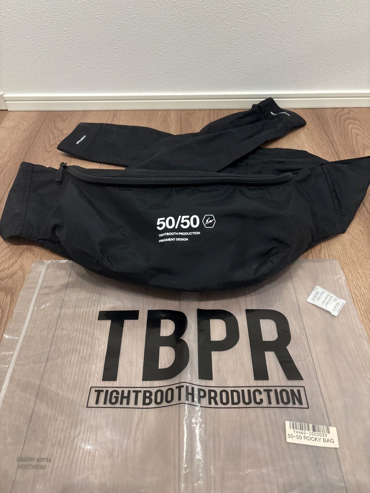 TIGHTBOOTH x Fragment Design)貴重50-50 ROCKY BAG BLAC - メルカリ