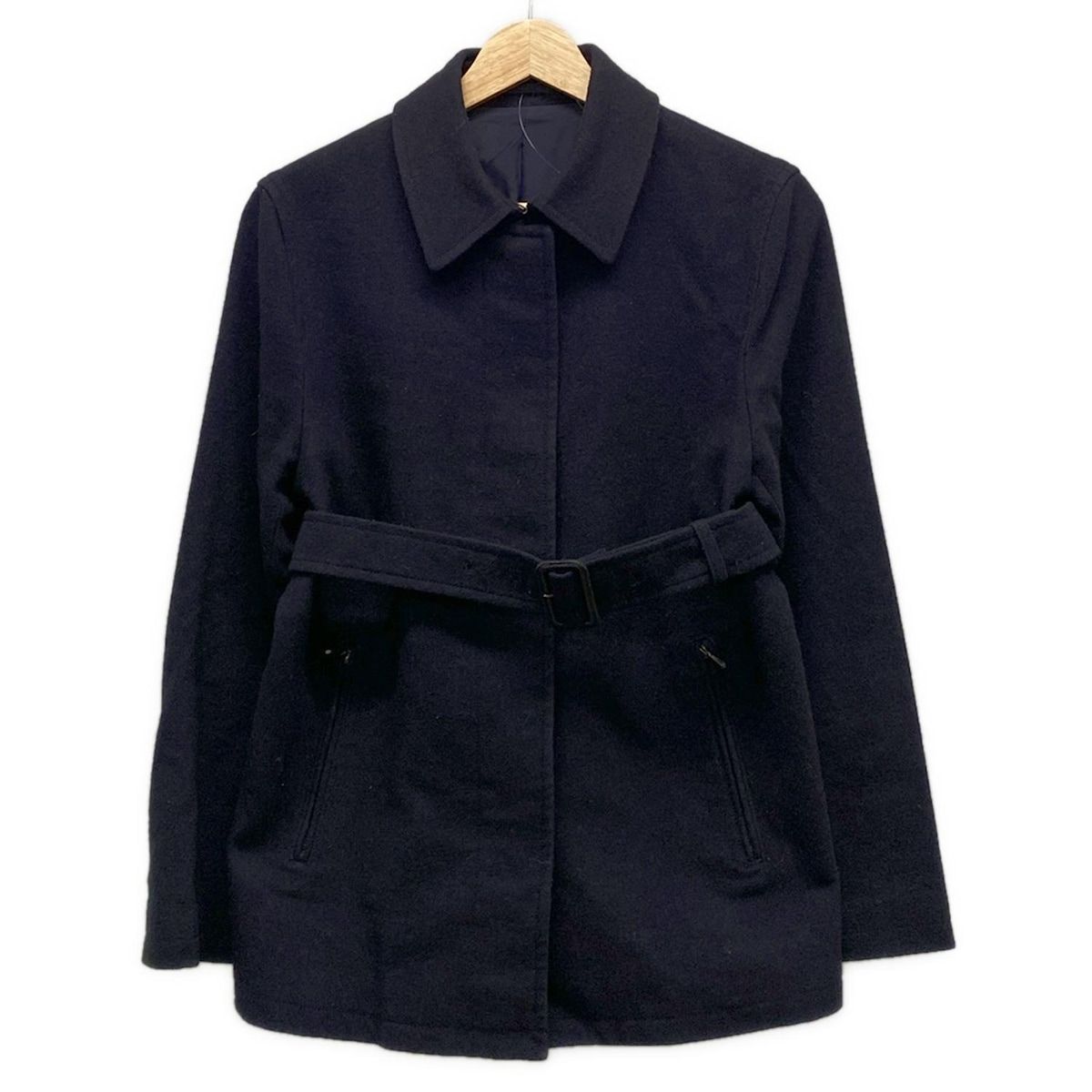 MARGARET HOWELL マーガレットハウエル　ピーコート　ネイビー　1 MARGARET HOWELL ゴム引きダッフルコート イギリス製 578-212160