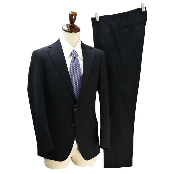 5NE004 GINZA Global Style Technical Worsted Fabric 2つボタン シングルスーツ YA5 M ダークグレー 春秋 合物 N8-0028 メンズビジネス 202505