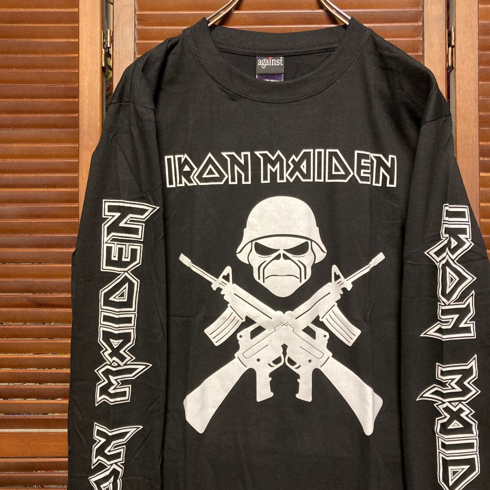 ⭐︎ 長袖 Tシャツ ロンT アイアンメイデン IRON MAIDEN 黒 tee ティー 