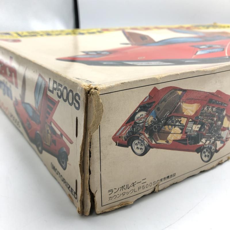 中古】ｼﾞｬﾝｸ ｱｵｼﾏ 1/16 ｽｹｰﾙ ﾗﾝﾎﾞﾙｷﾞｰﾆ ｶｳﾝﾀｯｸ LP500S ﾌﾟﾗﾓﾃﾞﾙ