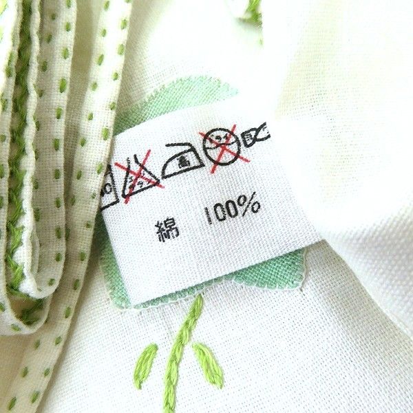 横浜元町　近沢レース店花柄刺繍テーブルクロスとナプキンセット 横浜元町 近沢レース店花柄刺繍テーブルクロスとナプキンセット