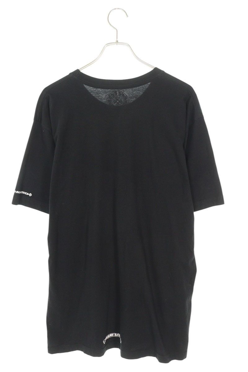 クロムハーツ CH T-Shirt ネックロゴプリント 半袖Tシャツ 黒　XL クロムハーツ CH T-SHRT/1 ネックロゴプリントTシャツ メンズ XL 格安