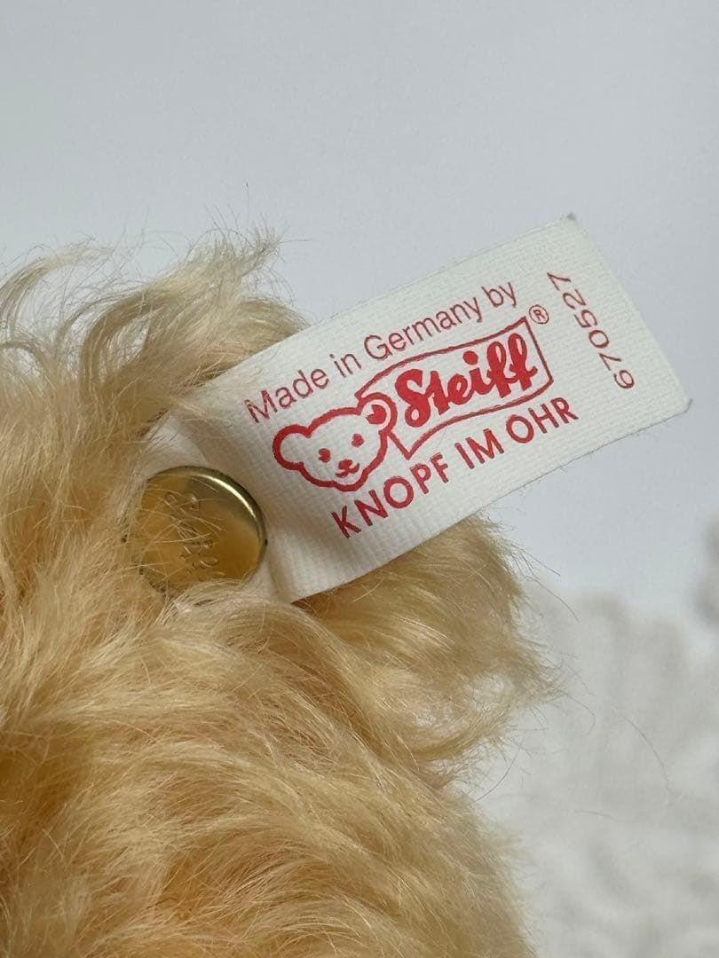 シュタイフ★2000年スペシャルイベント限定テディベア 22cm ID's完品 送料無料☆シュタイフ☆2000年スペシャルイベント限定テディベア