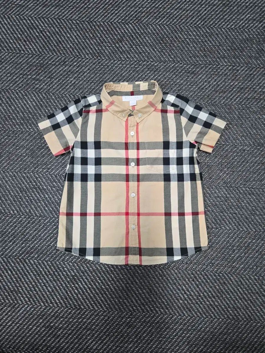 BURBERRY バーバリー キッズ 半袖 チェック シャツ 3Y 98cm
