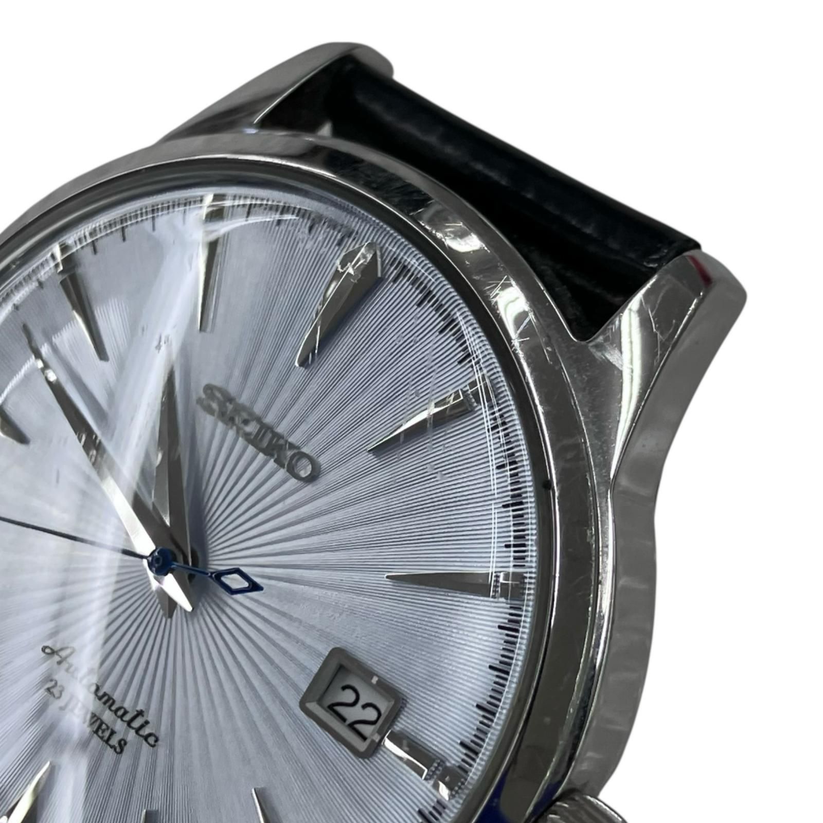 186005 現状品 SEIKO セイコー 自動巻き時計 6R15-01S0 メンズ