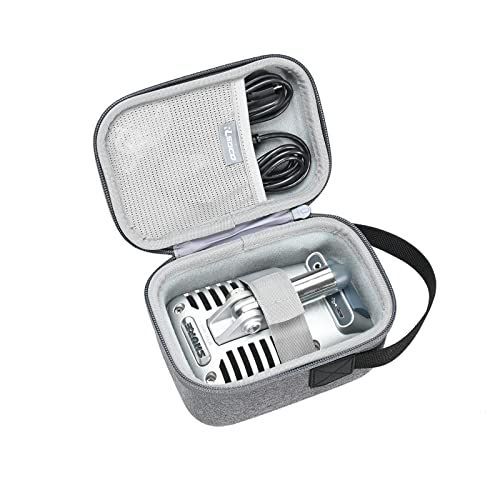 人気商品]グレー RLSOCO 収納ケース SHURE MV51 : コンデンサーマイク 
