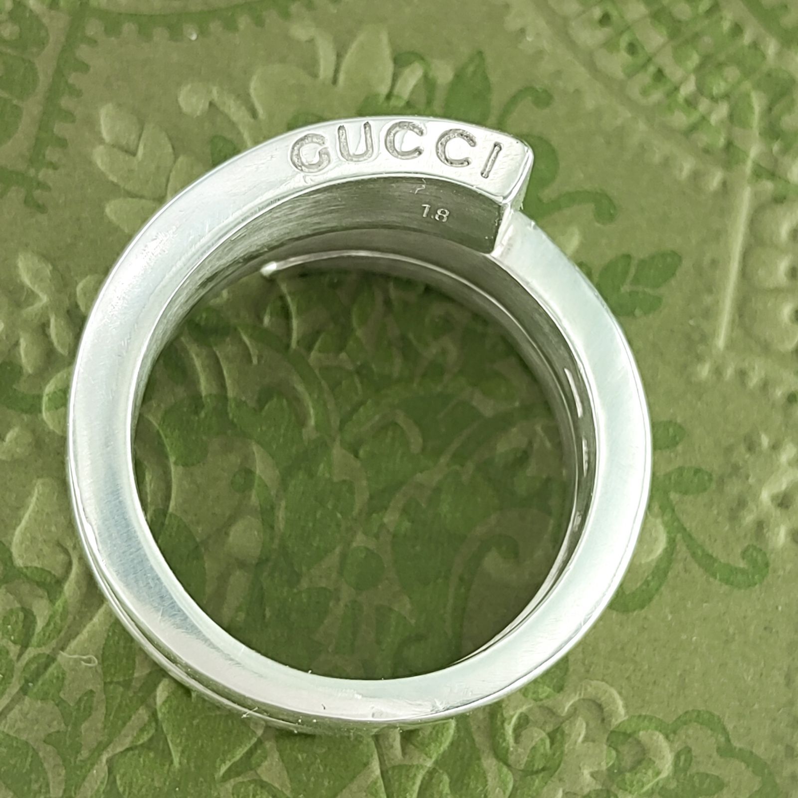 Gucci グッチ スパイラル スネーク リング 約17号 (内径18.4mm 