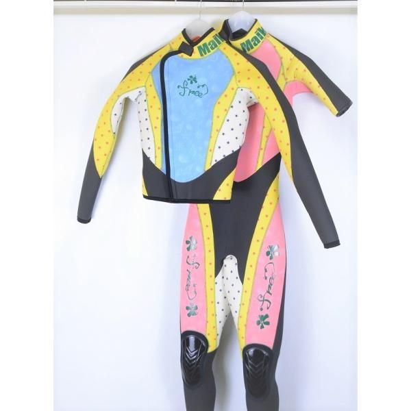 Deep Lainfinie 裏起毛 5mm/3.5mm 男性用 ダイビングウェットスーツ 2ピース（168cm）[Wsuit-210630A] Deep Lainfinie 裏起毛 5mm/3.5mm 男性用 ダイビングウェット