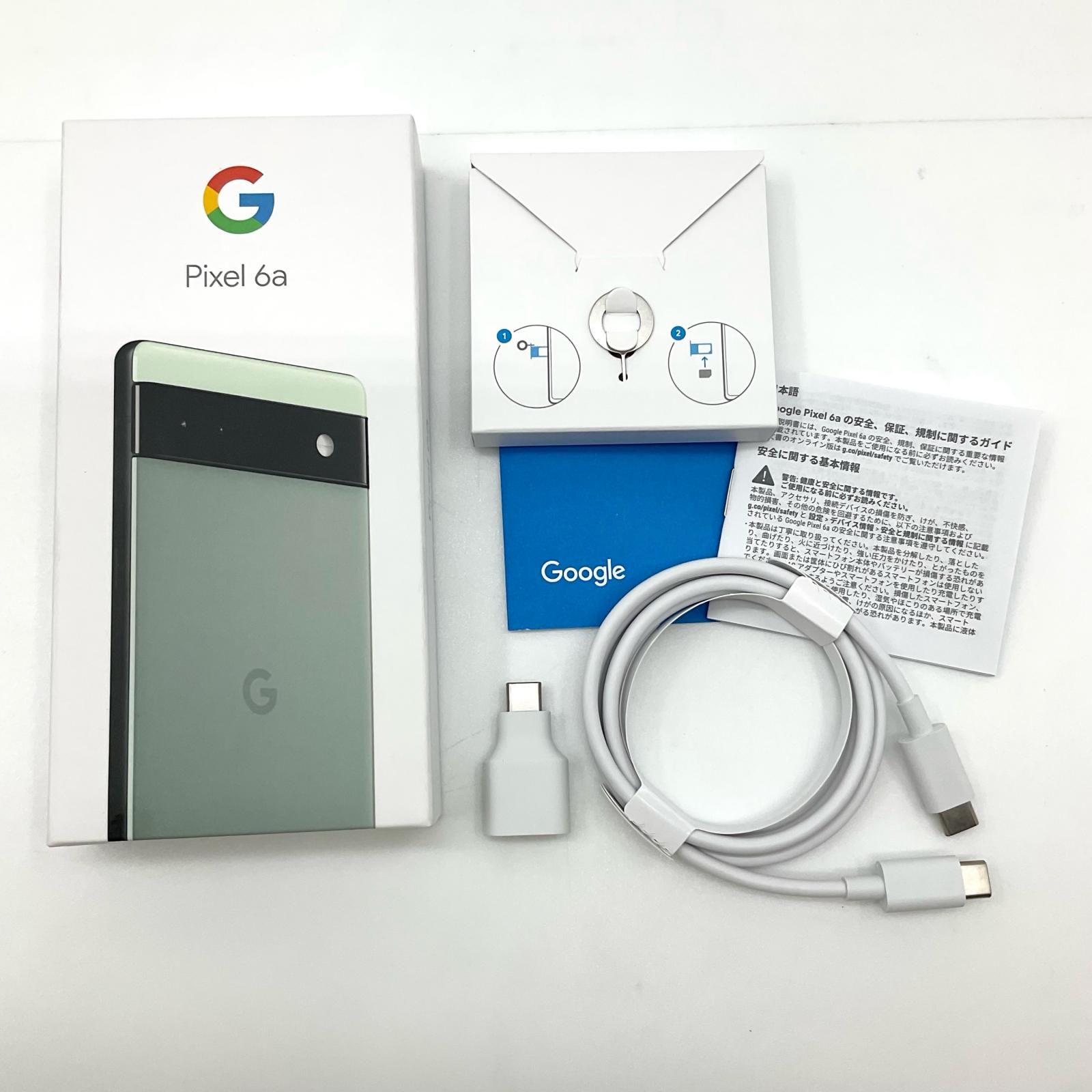 最速発送】Google Pixel 6a 128GB Sage SIMフリー GB17L【難有