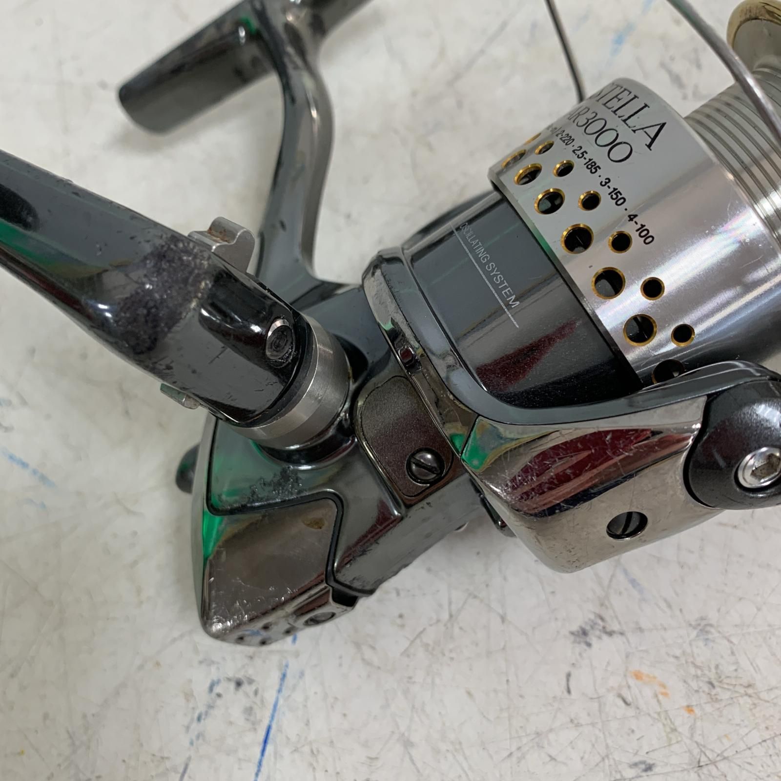 SHIMANO シマノ ステラAR3000 キズ有 スピニングリール SC 80F SHIMANO シマノ ステラAR3000 キズ有 スピニングリール SC 80F