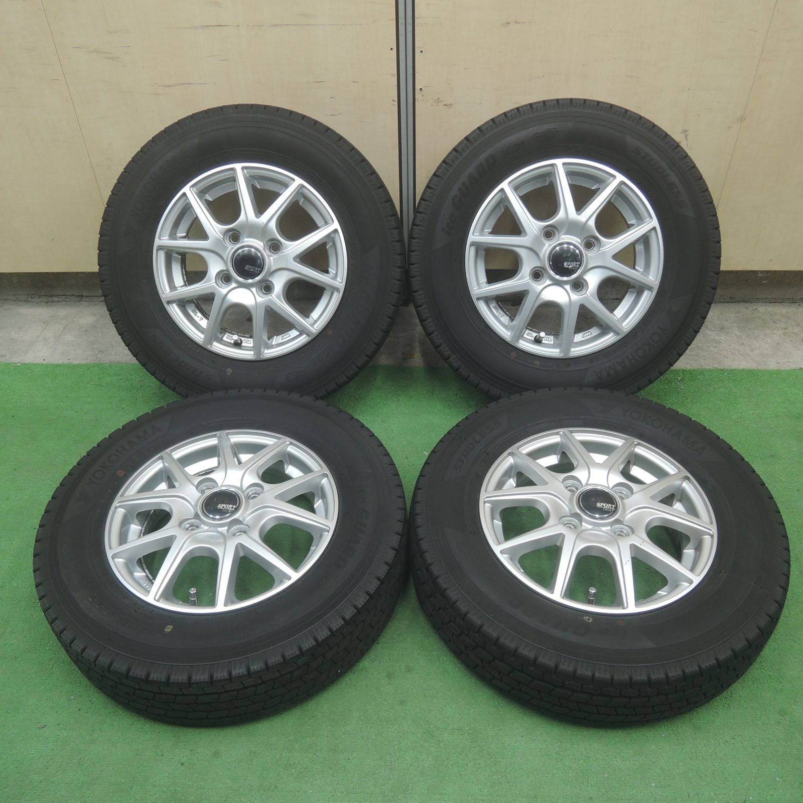 バリ溝！22年！9分☆スタッドレス 145/80R12 80/78N ヨコハマ アイス 