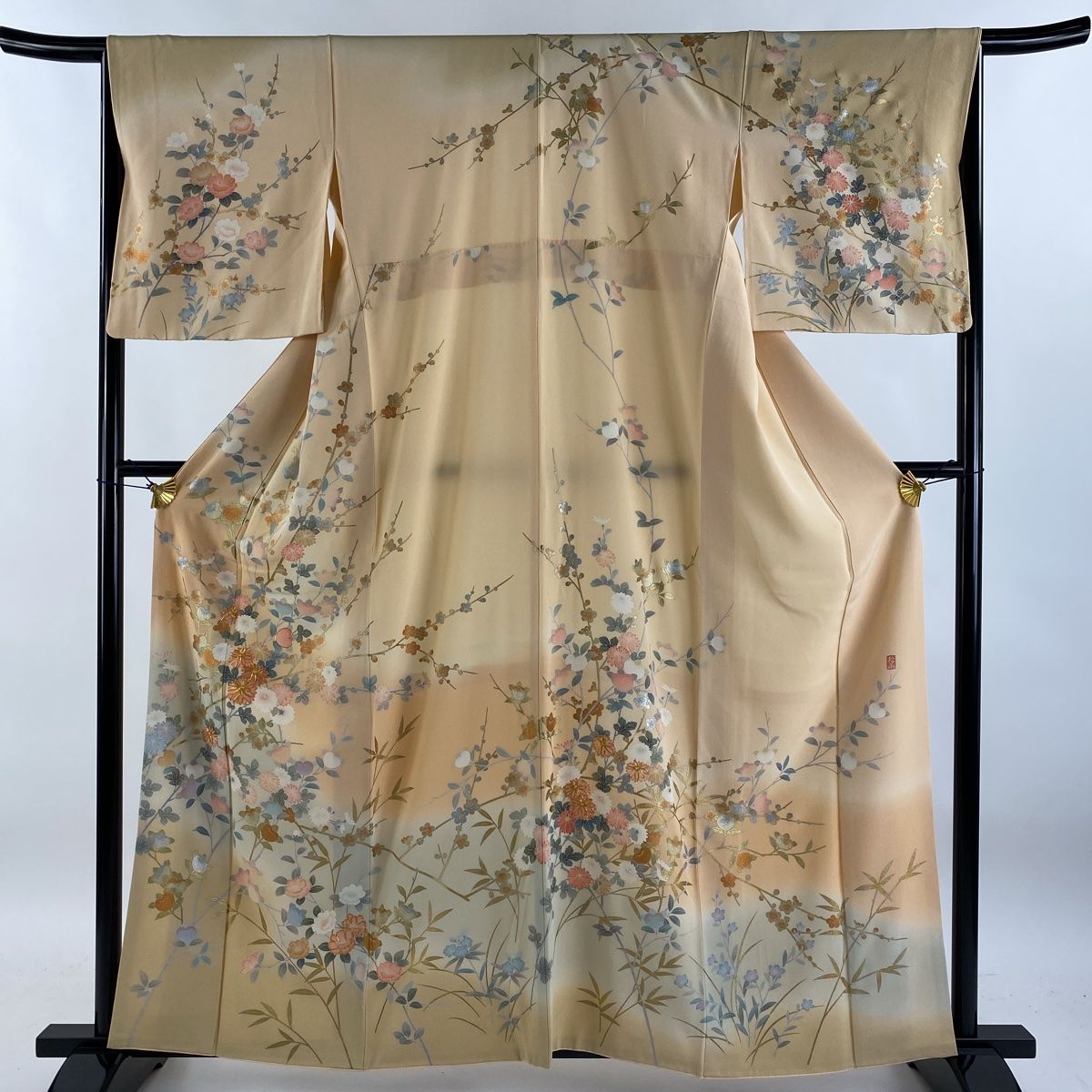訪問着 美品 逸品 身丈164cm 裄丈66cm 正絹 【中古】 訪問着 身丈164cm 裄丈66cm 正絹 名品 【中古】の通販 by バイセル