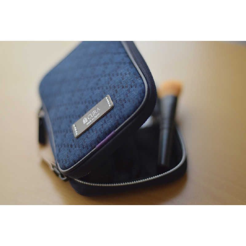 CURA デニム刺子風クリーニングポーチセット