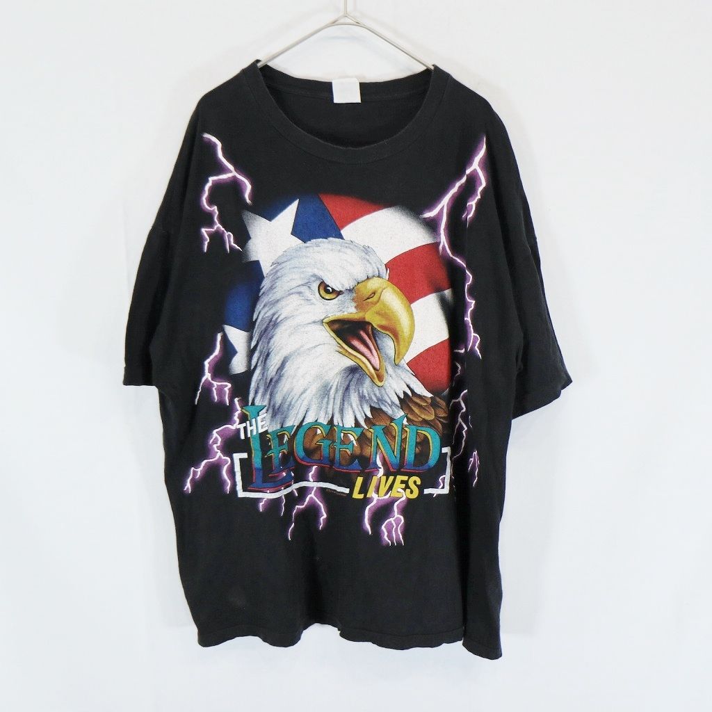 90's American Thunder サンダープリントXXL - Tシャツ/カットソー