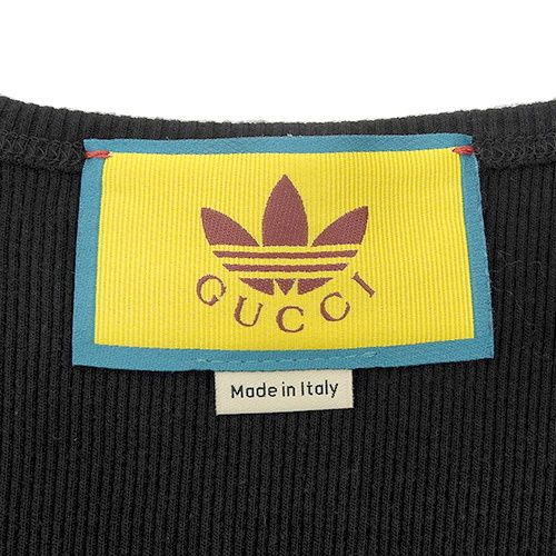 GUCCI(グッチ) グッチ×アディダス ロゴ刺繍 タンクトップ トップス