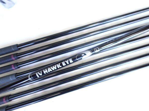 女性用 キャロウェイ ホークアイ VTF アイアン カーボン 8本 L