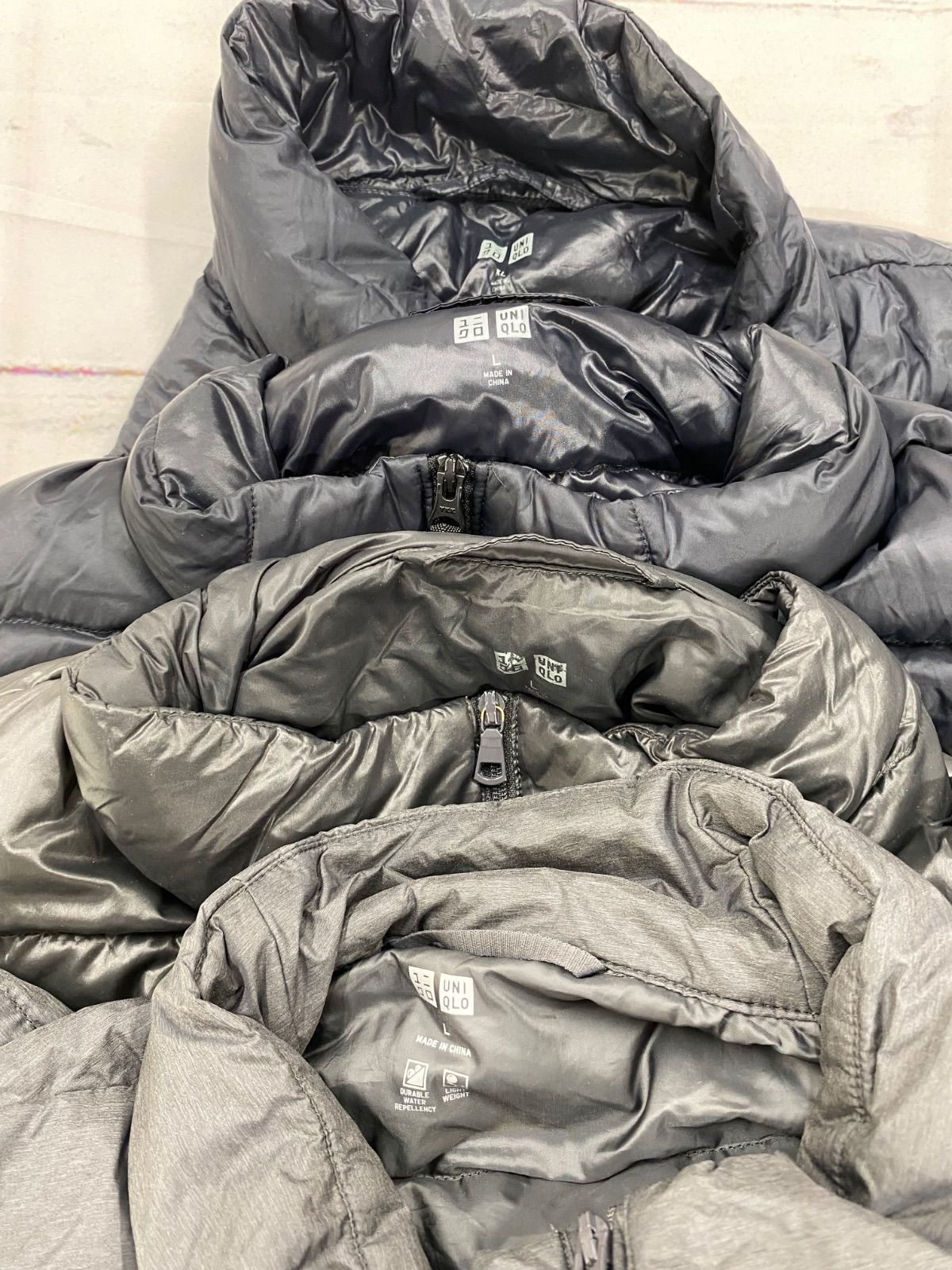 S129 メンズ ユニクロ ダウン ベスト おまとめ 12点 ライトダウン ジップアップ