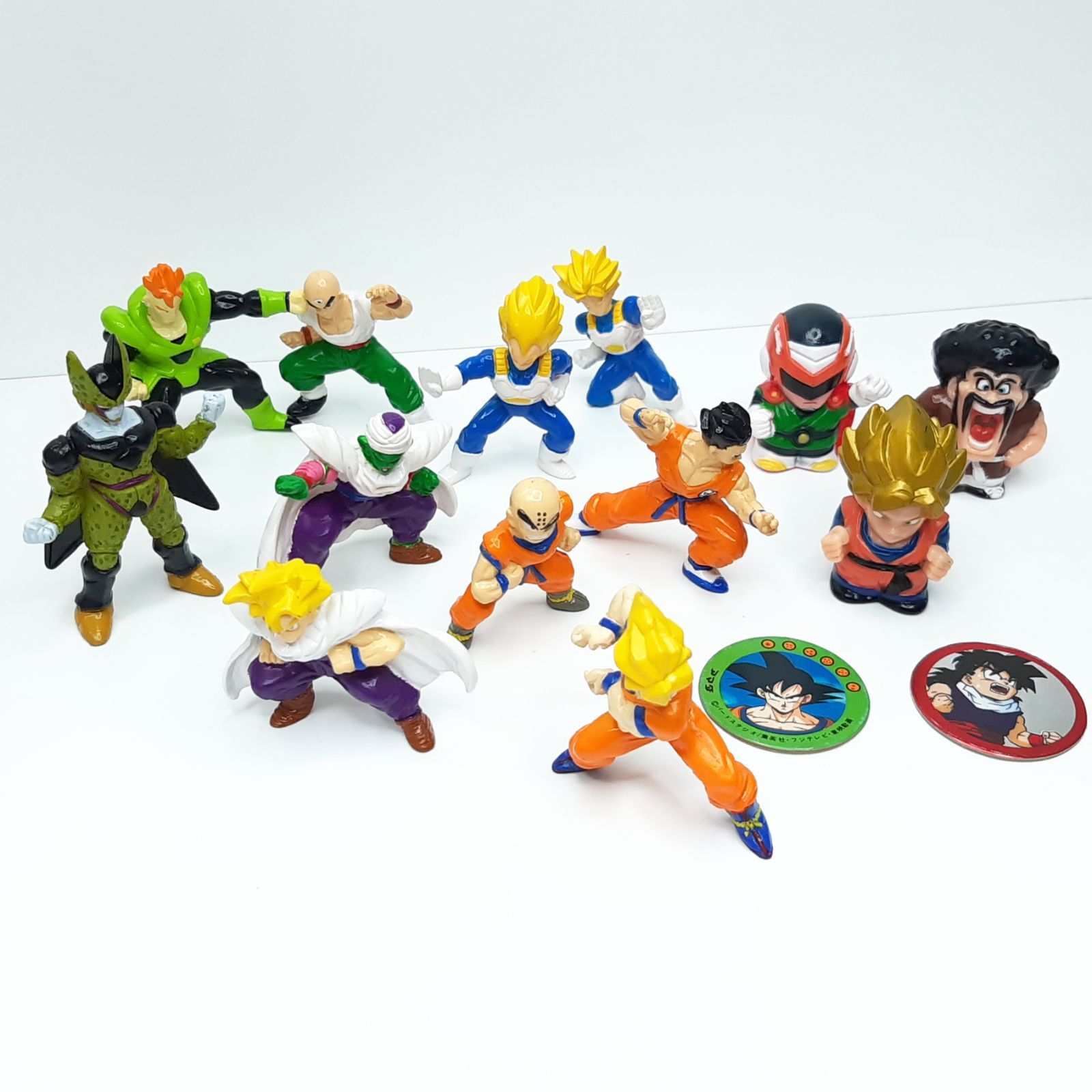 BANDAI バンダイ フルカラーバトルDBZ ドラゴンボールZ ミニフィギュア ソフビコレクション 指人形 めんこセット 90年代当時もの -  メルカリ