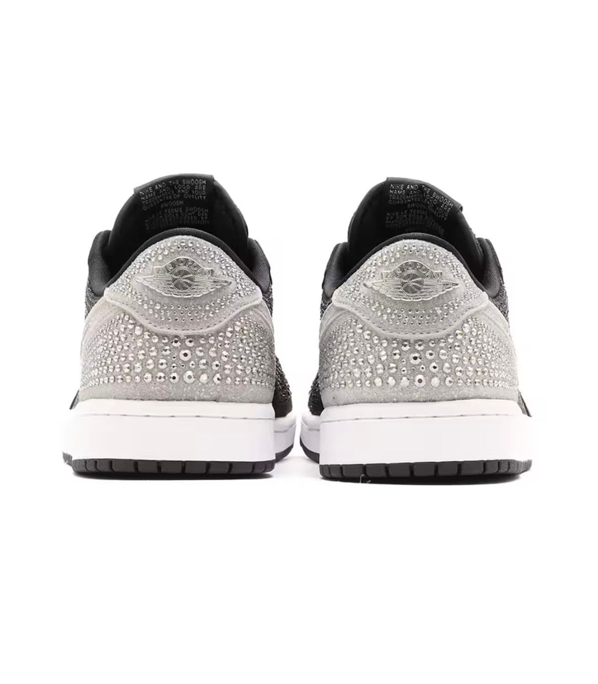 SWAROVSKI × NIKE WMNS AIR JORDAN 1 RETRO LOW OG CRYSTAL SHADOW 