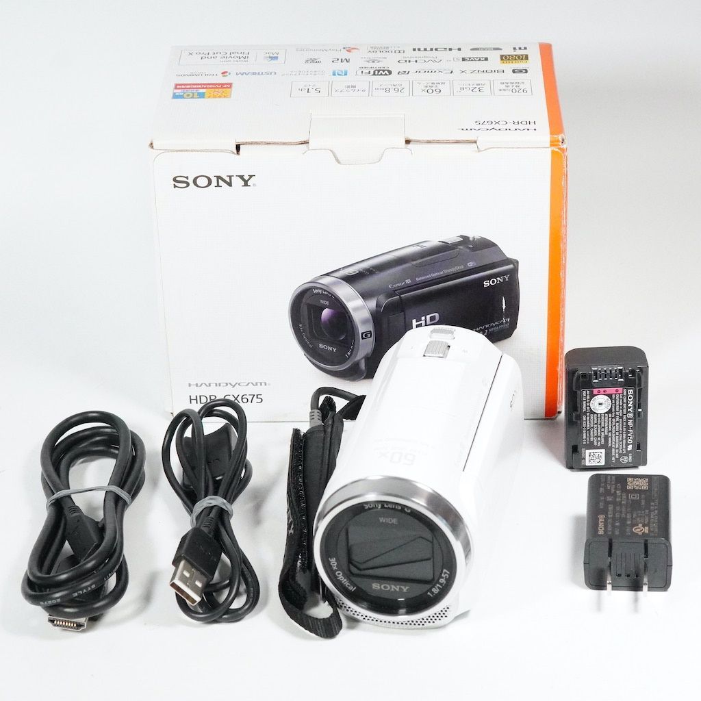 SONY ソニー HDR-CX675 ブラック 元箱 動作OK 1週間保証 /9844 SONY