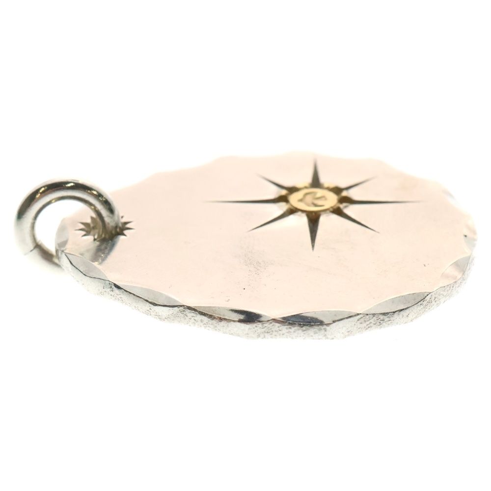 goro's ROSE PENDANT TOP 印台 GORO'S 印台ローズメタル ネックレストップ シルバー ゴールド