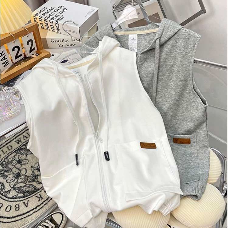 ⬜︎Abercrombie&Fitch ホワイト フード付きベスト レディース s-l400.jpg