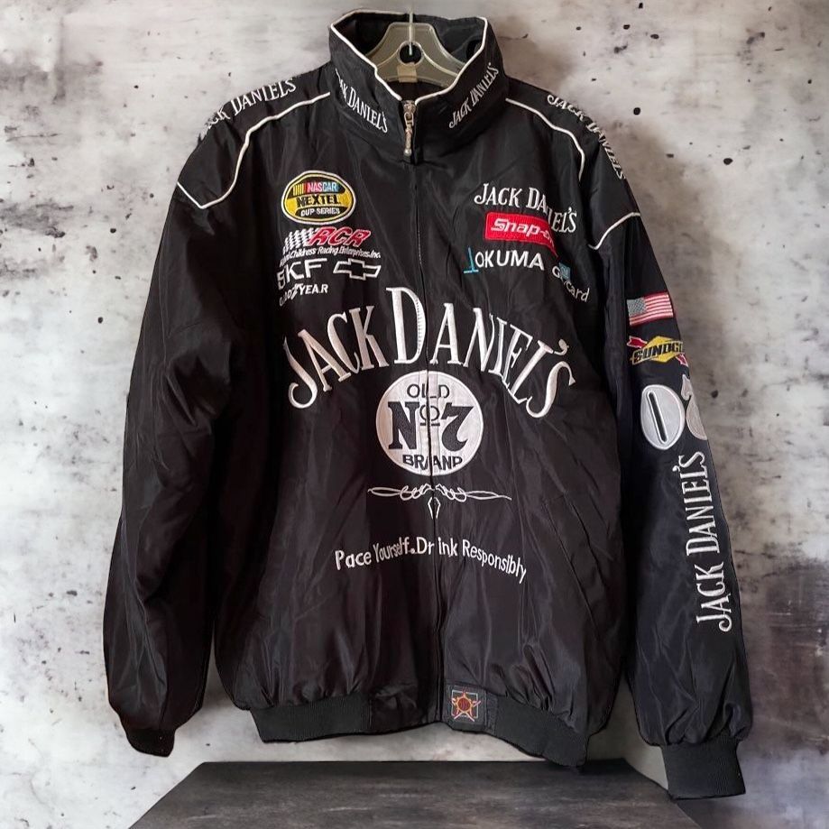 ★レアモデル★ ジェフハミルトン製 Jeff Hamilton JH design Jack daniel's nascar jacket  ナスカージャケット レーシングジャケット ジャックダニエル