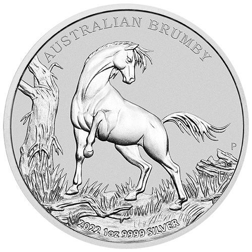 保証書・カプセル付き] 2022年 (新品) オーストラリア「ブランビー・馬」純銀 1オンス 銀貨 - メルカリ