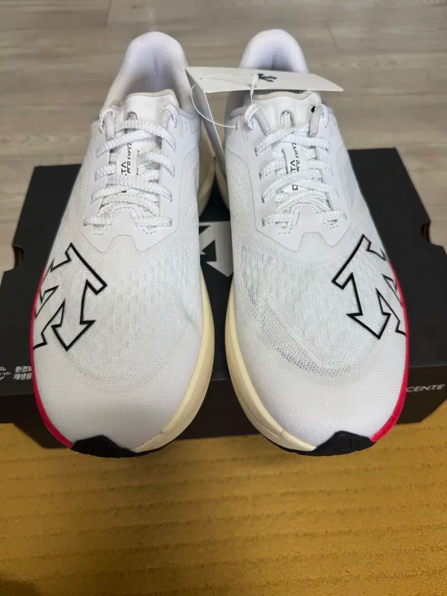 DESCENTE デサント デルタプロ EXP V2 白 カーボン ランニングシューズ