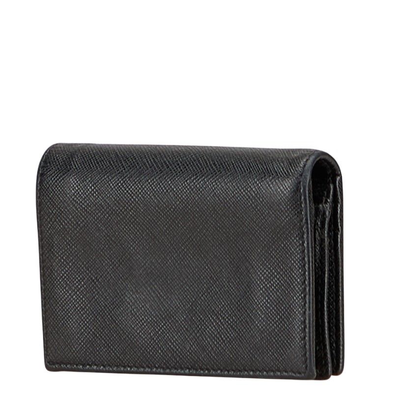 プラダ ブラック サフィアーノレザー レディース PRADA 1-0231740