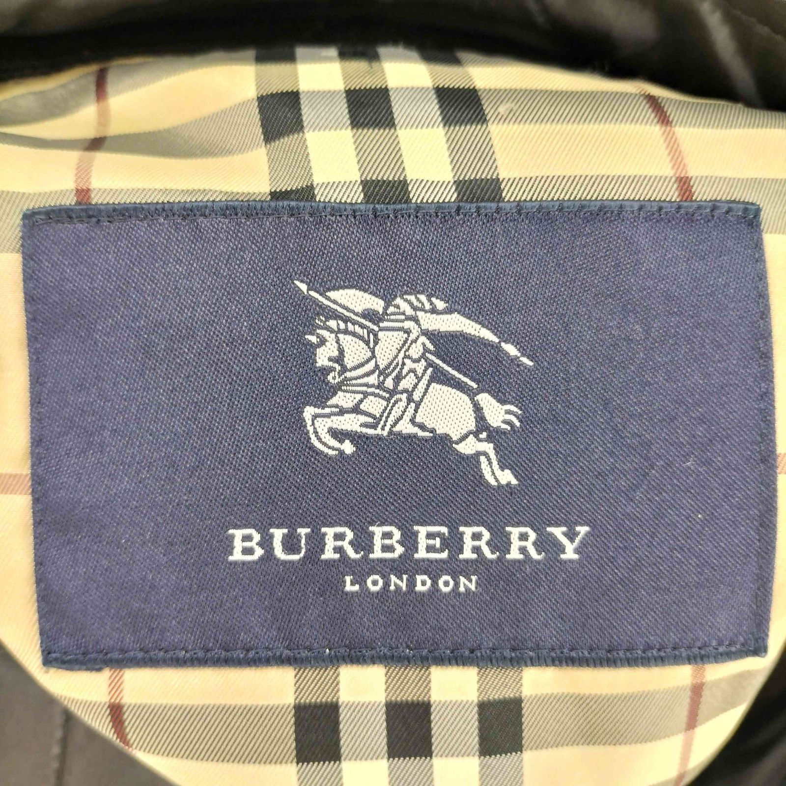 希少✨️バーバリーロンドン スタンドカラー ライナー付き コート L バーバリーロンドン BURBERRY LONDON スタンドカラーライナー