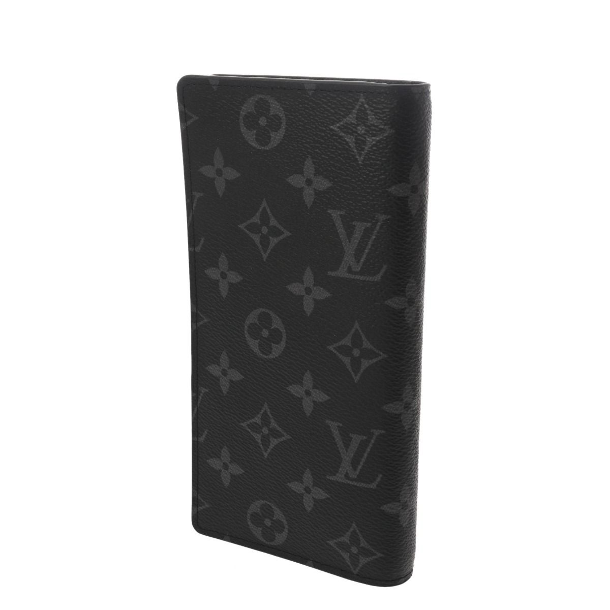 新同 ルイヴィトン モノグラムエクリプス ポルトフォイユブラザ 黒|グレー M61697 メンズ モノグラムキャンバス 長財布